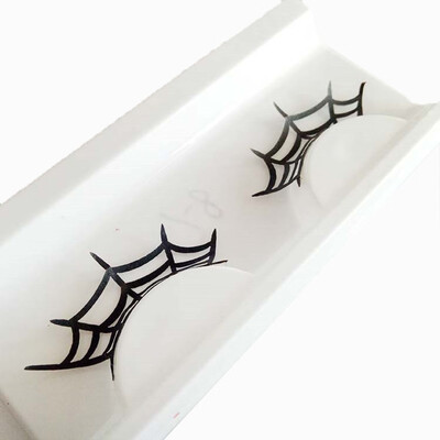 

〖Follure〗A pair Women s Halloween Party Party Makeup Art Paper Cutting False Eyelashes