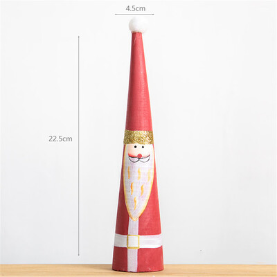 

Siaonvr Creative Wooden Santa Claus Christmas Xmas Decoration Kids Gift Ornament Toy