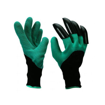 

1 Pair Garden Gloves With Fingertips Claws Digging Pruning Gloves Mittens Quick Easy To Dig And Plant Safe For Rose