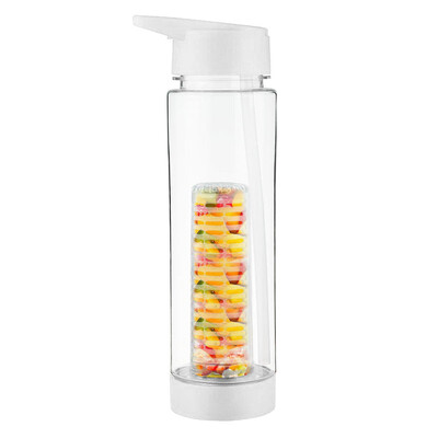 

Siaonvr Fruit Water Bottle Sports Fruit Cup With Straw Lid&Infusion Basket 24oz