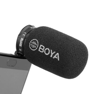 

Portable Condenser Mic Video Vlogging Recording Microphone with 35mm Interface for iPhone Samsung Huawei IGTV Youtube Live Show