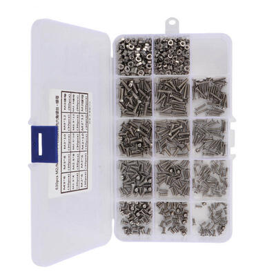 

Greensen 130pcs M625\M616\M620\M68\M612 Stainless Steel Hex Screw&M6 Nut Gasket Set