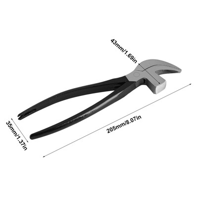 

Greensen Steel Cobbler Plier45 Steel Cobbler Plier for Shoemaking Leather Craft DIY Working Tool Beak Shape Hand Operated