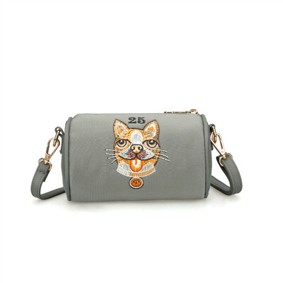 

Personality fashion small cloth bag single shoulder bag cartoon mobile phone bag leisure simple Bucket Bag