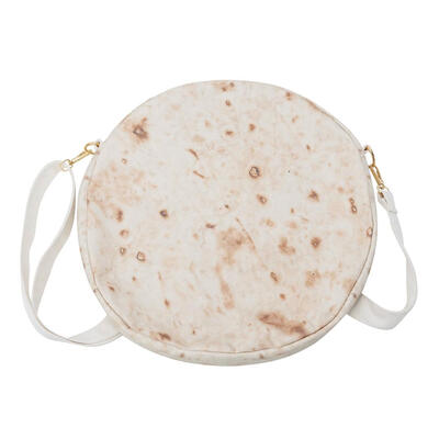 

Fanny Round Burrito Bags Women Canvas Handbag Messenger Crossbody Totes