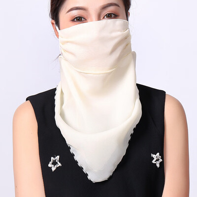 

Summer sun-proof earmuffs printed chiffon windproof dust-proof veil neck scarf wild bike protective mask