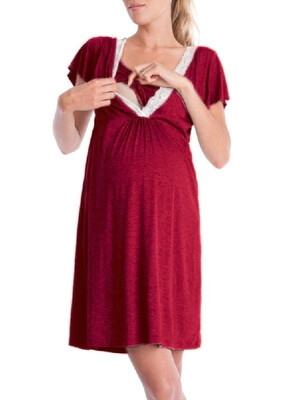 

Soft&Comfy Maternity Lactation House Wearing Dress