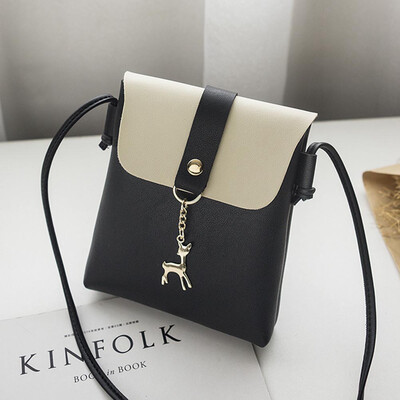 

Women Leather hanging deer Handbag Shoulder Lady Cross Body Bag Tote Purse