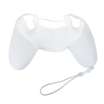 

Soft Silicone Skin Non-Slip Grip Cover Case for PS4 Controller with Lanyard
