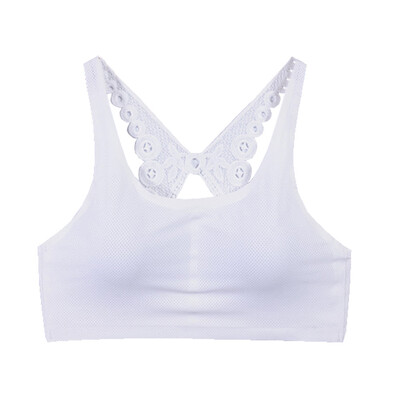 

Toponeto Women Yoga Fitness Stretch Workout Tank Top Racerback Padded Sports Bra BG