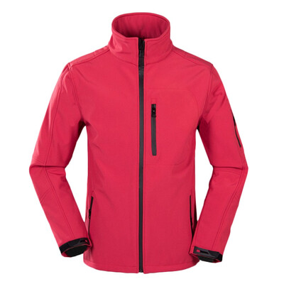 

Toponeto Men Winter Zipper Pocket Softshell Windproof Waterproof Soft Coat Shell Jacket