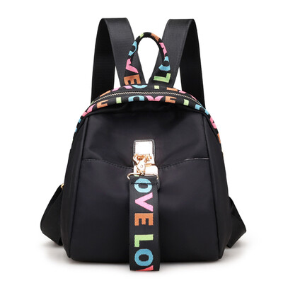 

Chileopard shoulder bag Korean version of women with fashionable Oxford cloth personalized printed canvas Mini-Bag Backpack