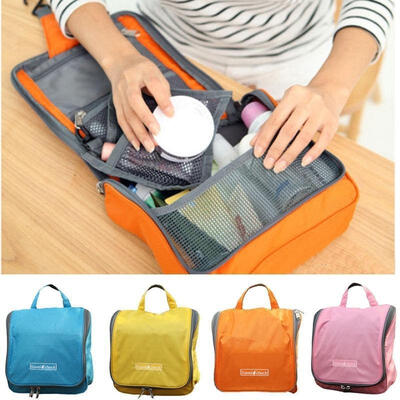 

Portable Travel Storage Makeup Toiletry Organizer Cosmetic Pruse Wash Hanging Bag