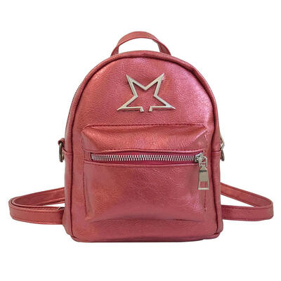 

Cute Star Women Girl Leather Mini Backpacks Casual Travel Shoulder Handbags