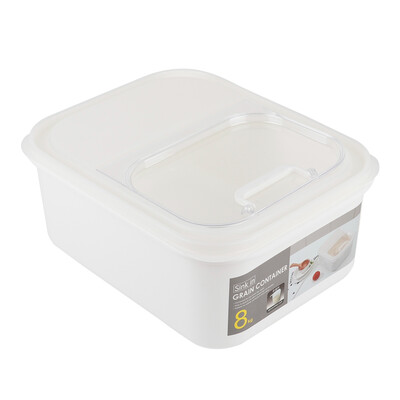 

Greensen Plastic Sealing Flip cover Shuttered Rice Storage Bin Environmental Kitchen Storage Box 10kg