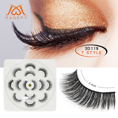 

〖Follure〗7Pair Luxury 3D False Lashes Fluffy Strip Eyelashes Long Natural Party