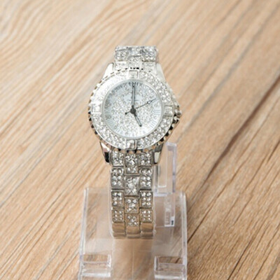 

Fashion New Women The Sky Star Steel Band Watch Authentic Diamond Rhinestone Lady Wristwatches