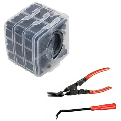 

620Pcs Assorted Car Body Plastics Push Retainer Pin Rivet Fasteners Trim Moulding Clip Automotive Furniture Assembly Expansion Scr