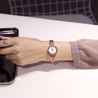 

Ins Korean style chic simple Korean version of retro literary watch female middle school students leisure temperament college wind