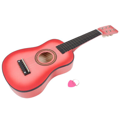 

Ktaxon New 23" 6 Strings Beginner Practice Acoustic Guitar Musical Instrument Child Kids Gift