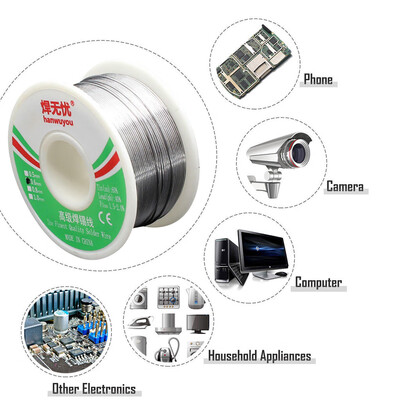 

〖Follure〗60-40 Tin Lead Rosin Core Solder Wire for Electrical Solderding 05mm 100g