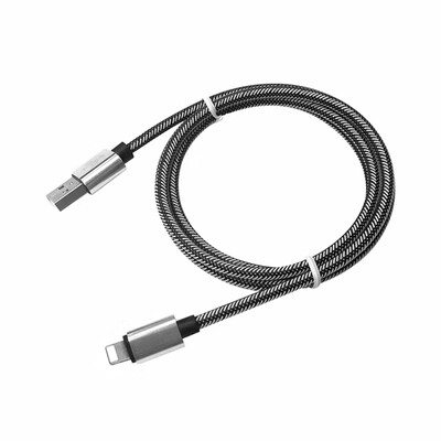 

1M 21A Nylon Braid Fast Charger Data Cable for 8 Pin Devices