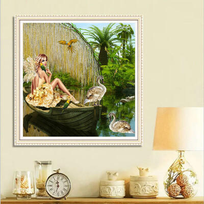 

Gobestart 5D DIY Diamond Painting Embroidery Round Diamond Home Decor Gift