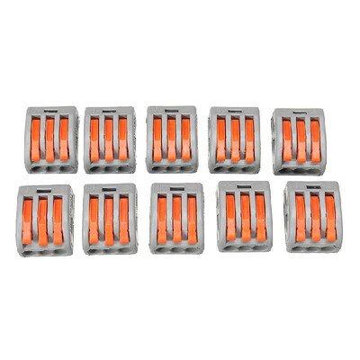 

20 PCS 2 Pin Wiring Connector Terminal Reusable Quick Concatenate PCT Wire Connectors Universal Compact Electric Conductor Termina