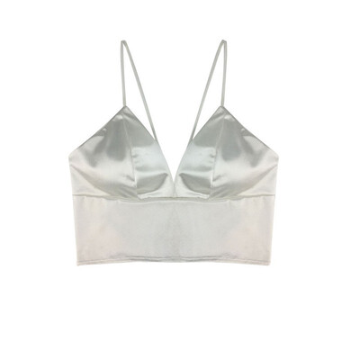 

Summer Sexy Women Short Bralette Low Cut Top Bandage Bra Cutaway Tank Tops Womens Tanks