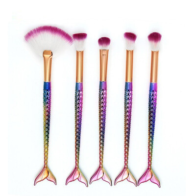 

Toponeto 5PCS Make Up Foundation Eyebrow Eyeliner Blush Cosmetic Concealer Brushes