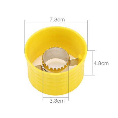 

Manual Portable Mini Circular Corn Shaver Threshing 304 Stainless Steel Yellow Corn Stripper Peeler