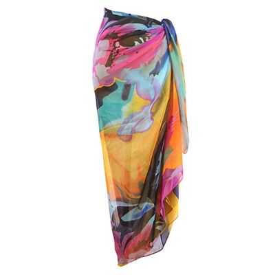 

Women Sexy Skirt Cover Up Beachwear Sunscreen Shawl Wrap Swimwear Summer Bikini