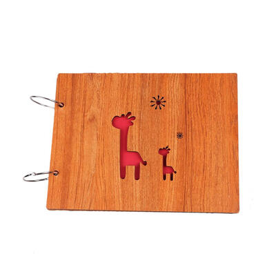 

10 Inch Wooden Photo Album DIY Handmade Pasted Albums Scrapbooking Gift