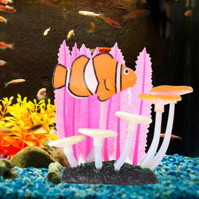 

Greensen Coral Plant Ornament Vivid Artificial for Aquarium Underwater Fish Tank Garden Lands