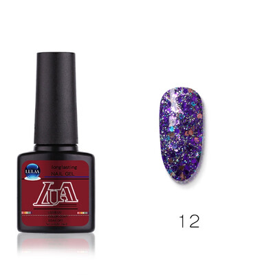 

Sequin Gel Nail Polish Long-lasting Shiny Drying Nail Polish Luminous Shimmer Nail Art Gel