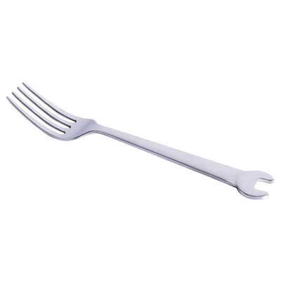

Toponeto Wrench Shape Tableware Home Kitchen Stainless Steel Fork Spoon