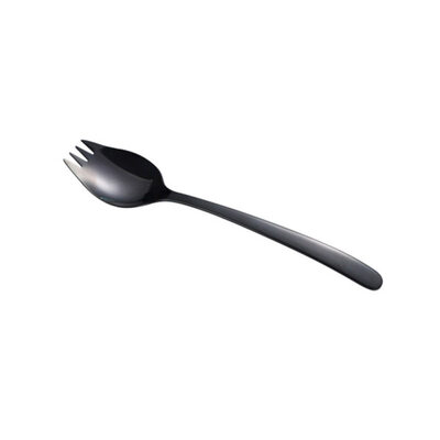 

2 in 1 Stainless Steel Spork Salad Noodles Fork Spoon Travel Picnic Tableware
