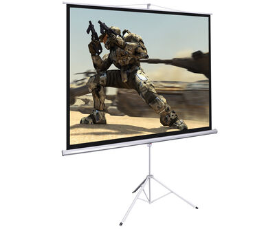 

100" 70 x 70 Portable Square Tripod Screen Projection Projector