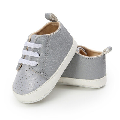 

Baby Boys Pu Leathe Breathable Solid Shoes Print Anti-Slip Shoes Sneakers Soft Soled First Walkers Canvas Shoe