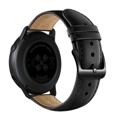 

〖Follure〗Leather Replacement Watch Wrist Strap Band For Samsung Galaxy Watch active 20mm