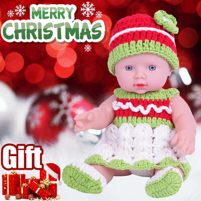 

Siaonvr Lifelike 12 inch Christmas Dolls Washable Soft Body Bbay Play Dolls Toy Gift