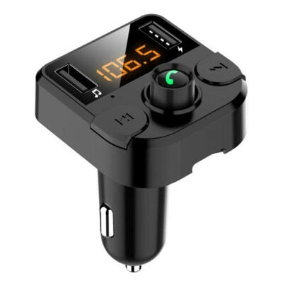 

Bluetooth Car Kit FM Transmitter Wireless Radio Adapter USB Charger for Phone