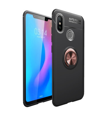 

Magnetic Case Huawei Honor 8X Max Phone Ring Cover Huawei Enjoy Max ARE-L32 Soft TPU Stand Case