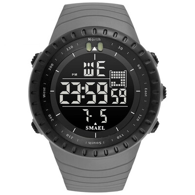 

SMAEL 1237 Fashion Multi-function Silicone Band Sport LED Watch