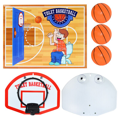 

YIWULAToilet Basketball Game Decompression Fun Pitching Game Toy