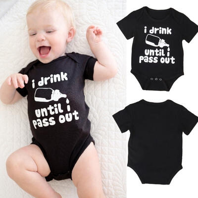 

2017 Newbron Toddler Kids Baby Boy Girl Cute Summer Bodysuit Romper Outfits