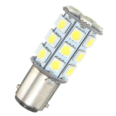 

White 1157 BA15D 5050 SMD 27 LED Car Tail Anchor Reverse Light Lamp Bulb DC 12V