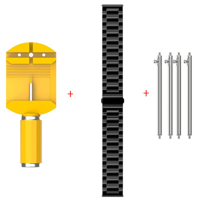 

〖Follure〗Universal Loop Stainless Steel Link Watch Strap Bands Strap Foldover Clasp 18MM