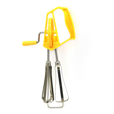 

Multi-functional Manual Hand Whisk Egg Beater Mixer Blender Stainless Steel Kitchen Tools