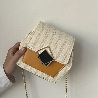 

New Fashion Women Casual Crossbody Bags Female Shoulder Handbags Beach Shoulder Messenger Bags Small Square Bag